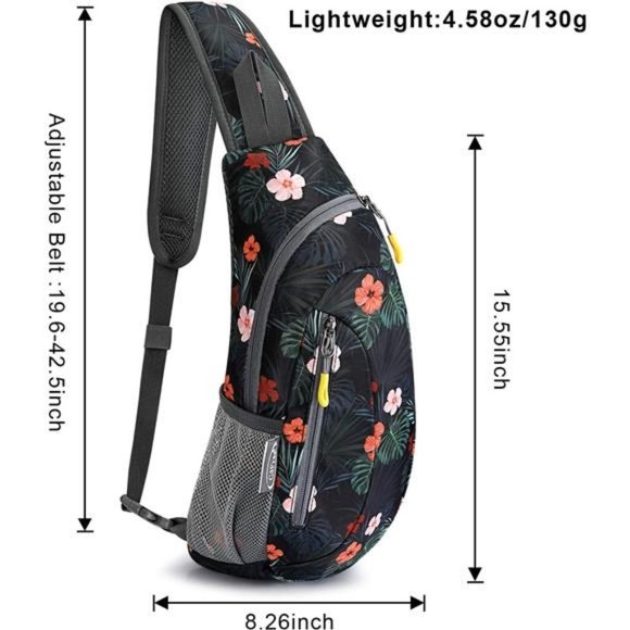Sling Bags Men Shoulder Backpack Small Cross Body Chest Sling Backpack - Picture 5 of 6